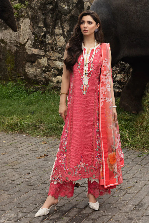 Mushq Embroidered Lawn suit Eternal Radiance