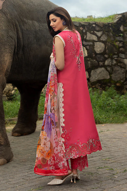 Mushq Embroidered Lawn suit Eternal Radiance