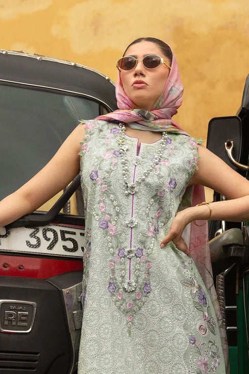 Mushq Embroidered Lawn suit Beaming Drift