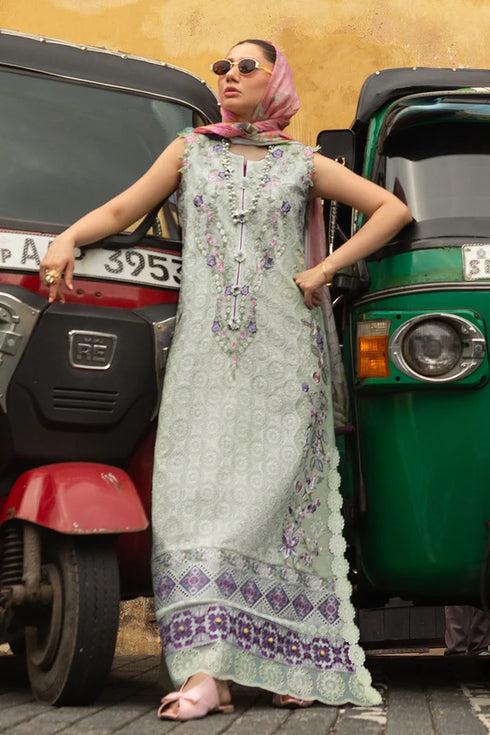 Mushq Embroidered Lawn suit Beaming Drift