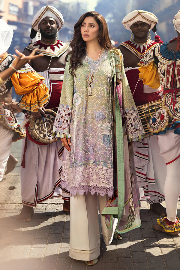 Mushq Embroidered Lawn suit Glittering Grace