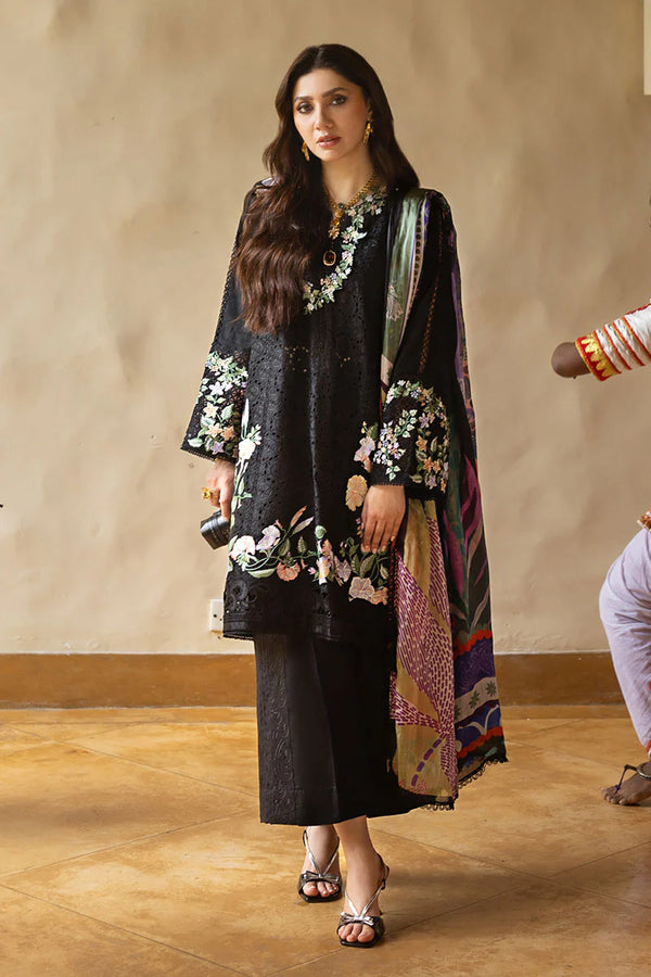 Mushq Embroidered Lawn suit Dazzling Glimmer