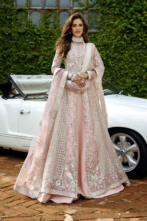 Mushq Embroidered Net Suit Starlet Sparkle