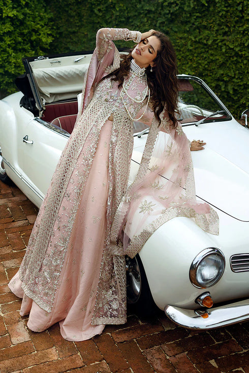 Mushq Embroidered Net Suit Starlet Sparkle