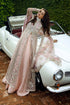 Mushq Embroidered Net Suit Starlet Sparkle