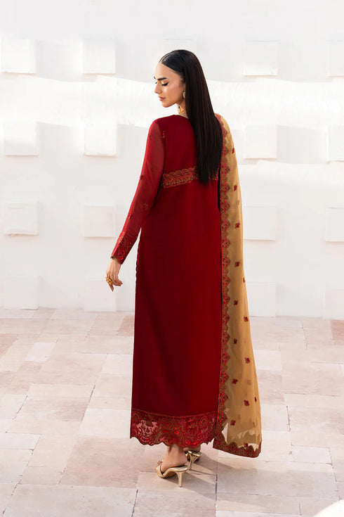 Maryam N Maria Embroidered Chiffon 3 piece suit KESHET - MWU5682
