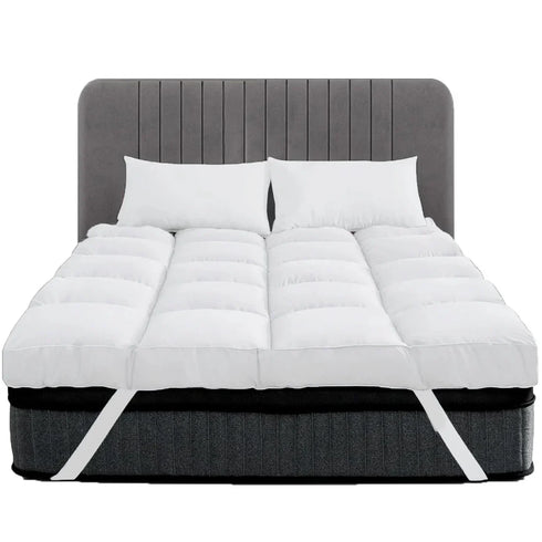 Mattress Topper 10CM Extra Thick with 1000GSM Filling Fiber | 90 cm x 190 cm
