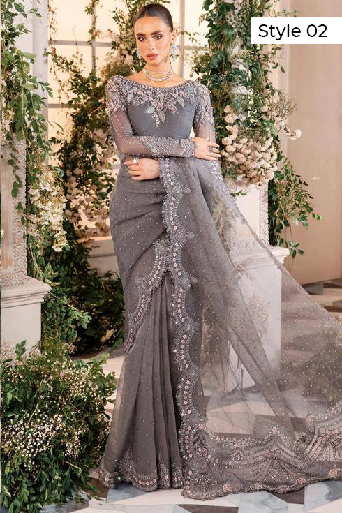 Maria B Embroidered Organza 3 Piece Suit BD-2902