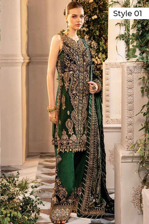 Maria B Embroidered Organza 3 Piece Suit BD-2904