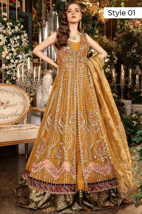 Maria B Embroidered Organza 3 Piece Suit BD-2907