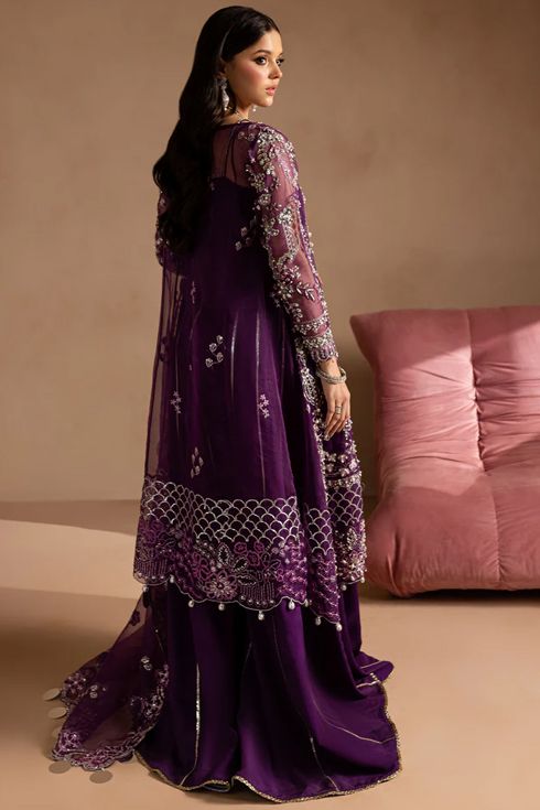 Maria Osama Khan Organza 3 piece suit Sheesham