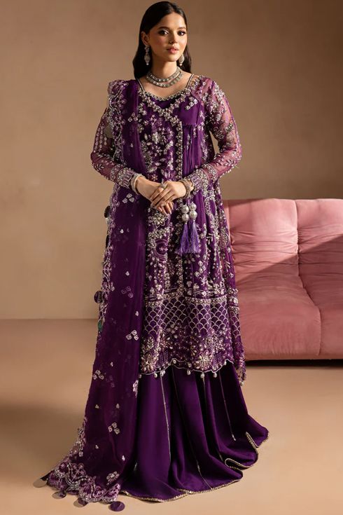 Maria Osama Khan Organza 3 piece suit Sheesham