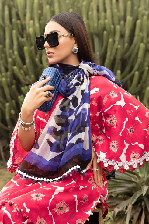 Maria B Printed Lawn 3 Piece Suit MPT-2112-A
