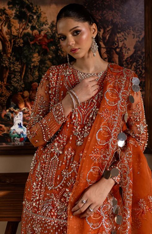 Maria Osama Khan Organza 3 piece suit Gulnaar