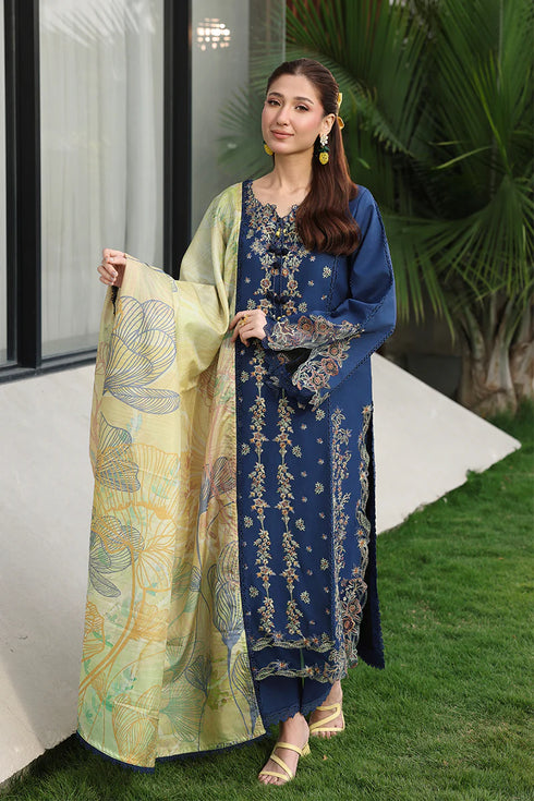 Rang Rasiya Embroidered Lawn suit Mina