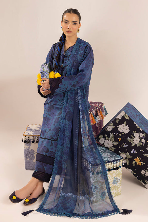 Alizeh Digital Printed Lawn 3 Piece Suit MOONSTONE