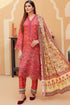 Munira Designer Digital Embroidered Linen 3 Piece Suit MSL113