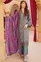 Munira Designer Digital Embroidered Linen 3 Piece Suit MSL115