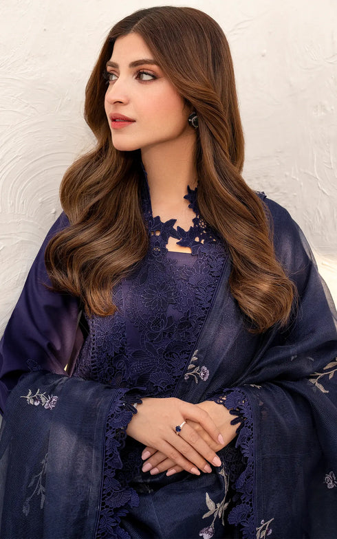 Asifa Nabeel Embroidered Lawn Suit Nile