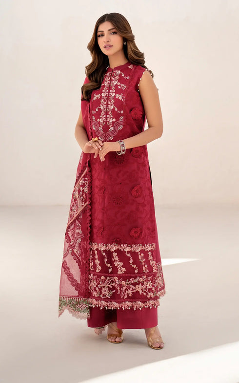 Asifa Nabeel Embroidered Lawn Suit Opium