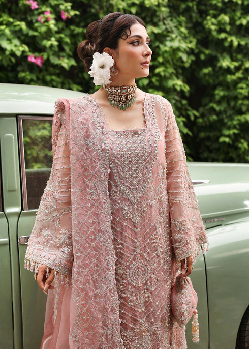 Kanwal Malik Embroidered  Organza Suit Shabnam