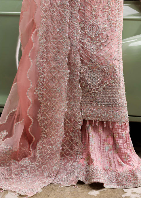 Kanwal Malik Embroidered  Organza Suit Shabnam