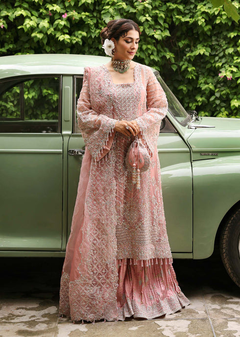 Kanwal Malik Embroidered  Organza Suit Shabnam