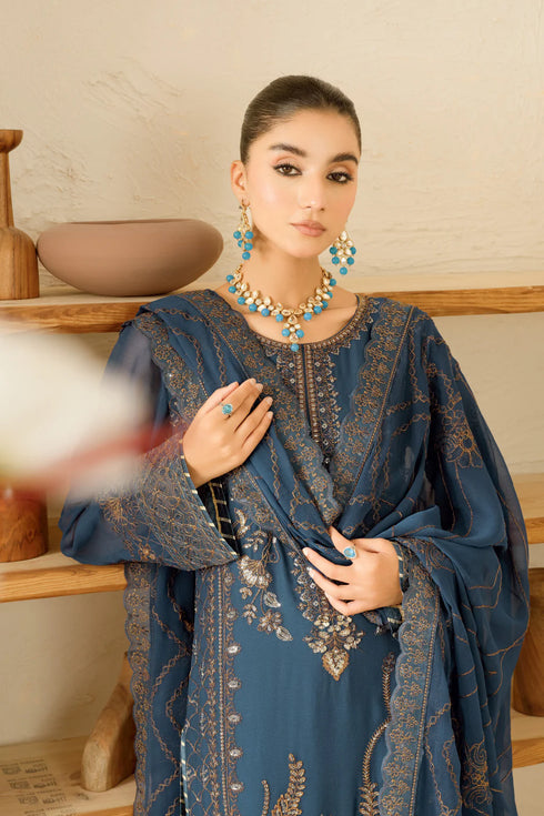 Ramsha Embroidered Chiffon Suit BB-101