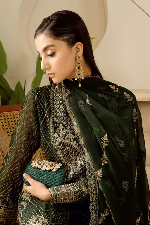 Ramsha Embroidered Chiffon Suit BB-103