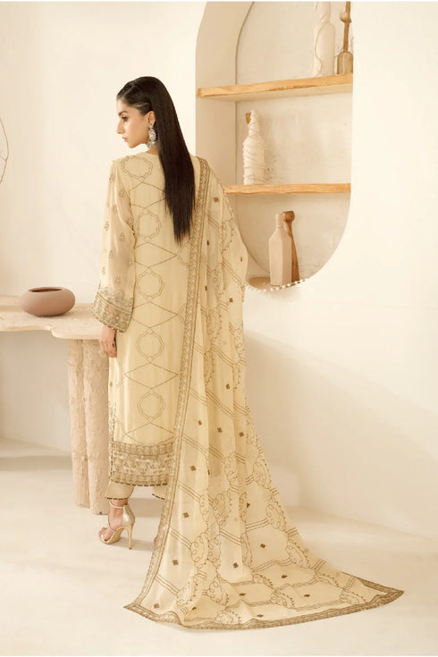 Ramsha Embroidered Chiffon Suit BB-104