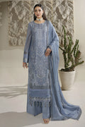 Maryams Embroidered Chiffon Suit A-12005