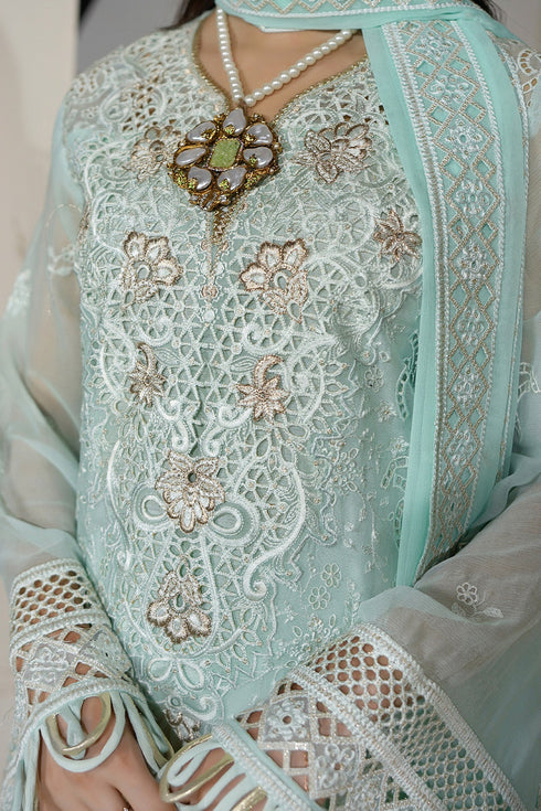 Maryams Embroidered Chiffon Suit A-12002
