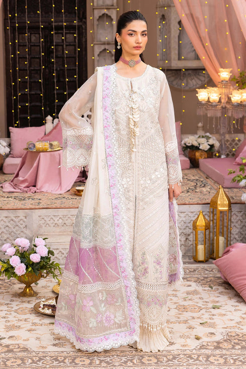 Adan Libas Embroidered Khaadi Net Suit EID EDIT-04