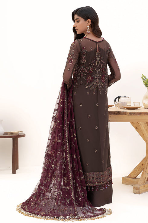 Zarif Embroidered Net 3 piece suit ZN 10 MUSE