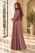 Rafia Embroidered Viscose 2 Piece Abaya G225