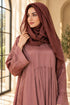 Rafia Embroidered Viscose 2 Piece Abaya G225