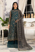 Zarif Embroidered Net 3 piece suit ZAF 04