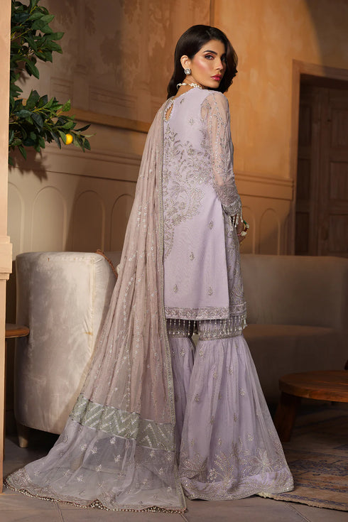 Zarif Embroidered Net 3 Piece Suit ZFN 07