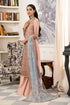 Zarif Embroidered Net 3 piece suit ZAF 08