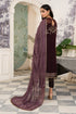 Zarif Embroidered Chiffon 3 piece suit ZAF 09