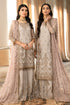 Zarif Embroidered Net 3 piece suit ZAF 06