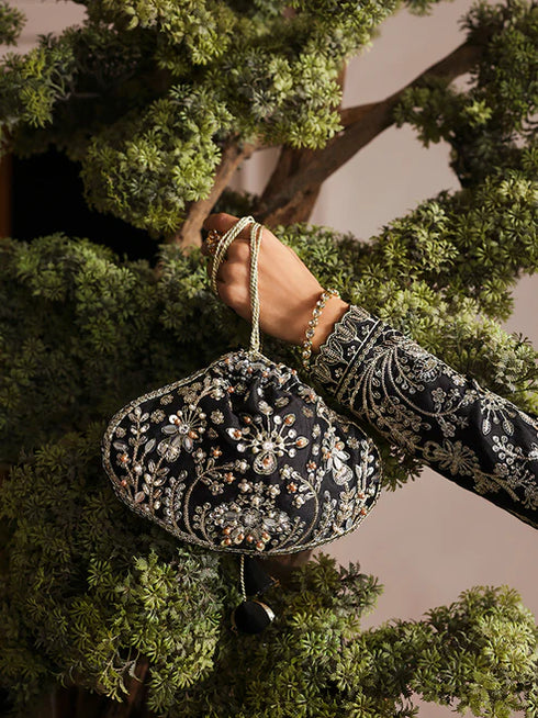 Gulaal Embroidered Sequined Chiffon Suit Sorelia