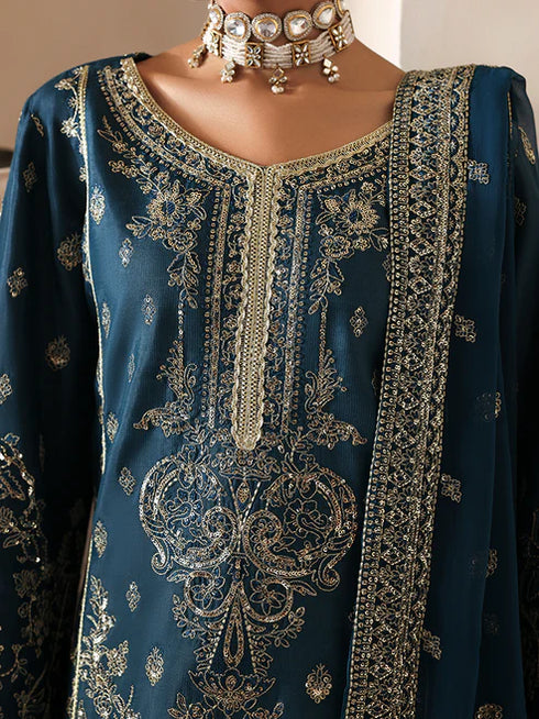 Gulaal Embroidered Sequined Chiffon Suit Aeris