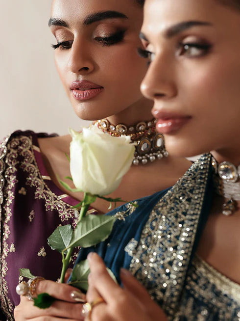 Gulaal Embroidered Sequined Chiffon Suit Aeris