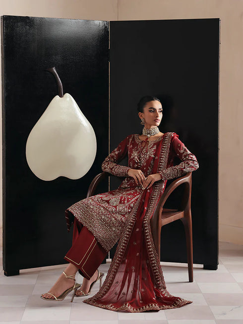 Gulaal Embroidered Sequined Chiffon Suit Seryne