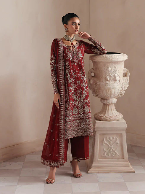 Gulaal Embroidered Sequined Chiffon Suit Seryne