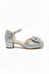 Kids Silver Glitter Shoes BS-608