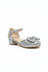 Kids Silver Glitter Shoes BS-608