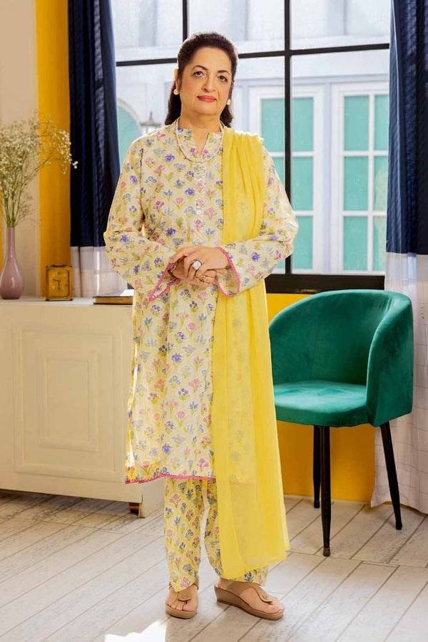 Gul Ahmed 1PC Printed Lawn Unstitched Shirt SL-42005