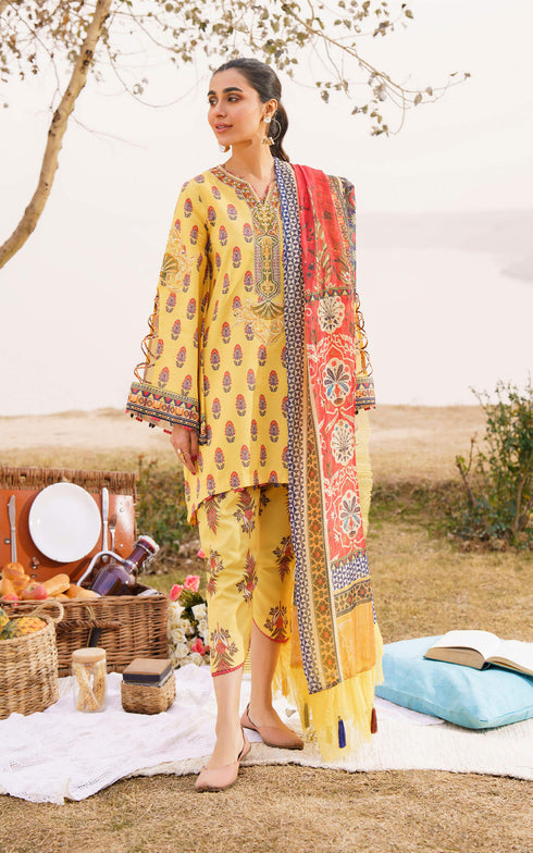 Asifa Nabeel Digital printed Lawn 3 Piece suit SONNET-U141M004